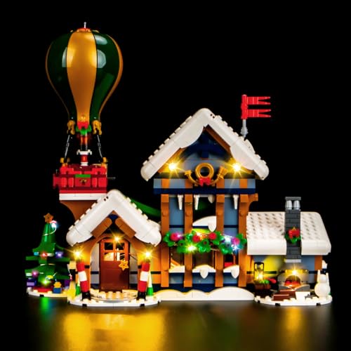 Licht-Kit Kompatibel mit Lego Santa's Post Office 10339 (Kein Modell), Dekorationsbeleuchtungsset Compatible with Santa's Post Office Kreative Spielzeug von BrickBling