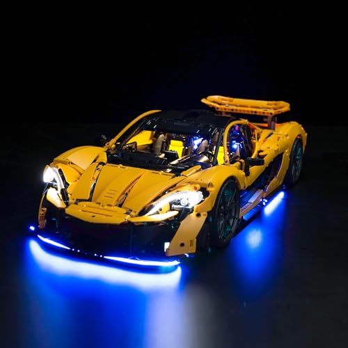 Licht Set für Lego Technic McLaren P1 (Kein Lego), Dekorationsbeleuchtungsset für Lego 42172 McLaren P1 Kreative Spielzeug - Standard Version von BrickBling