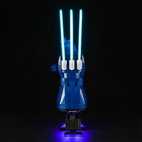 Light Control Led Licht Set Kompatibel mit Lego 76250 Wolverine's Adamantium Claws (Kein Modell), Dekorationsbeleuchtungsset für Wolverine Glove Marvel Wolverine's Adamantium Claws von BrickBling