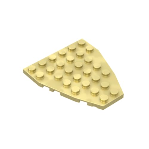 Gobricks 50303 Kreisplatte Bootsbogenplatte 7x6 mit Bolzenkerben, 10 Stück, GDS-770, kompatibel mit Lego Bausteinen, Farbe:Chrom Gold 037 Gobricks 50303 Kreisplatte Bootsbogenplatte 7x6 mit Bolzenkerben, 10 Stück, GDS-770, kompatibel mit Lego Bausteinen, Farbe:Chrom Gold 037 von BrickBuddy