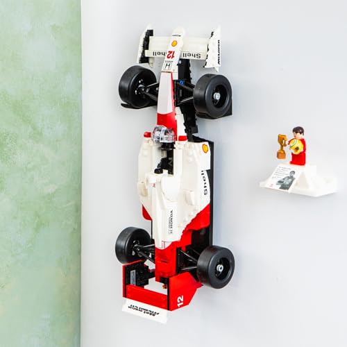 Brickify Wandhalterung für Lego Icons McLaren MP4/4 und Ayrton Senna Präsentieren Sie Ihr Modell | Hergestellt in Großbritannien | Lego-Set Nicht enthalten … von Brickify