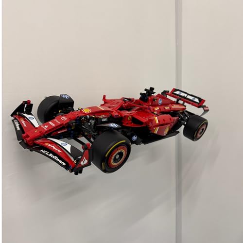 Brickify Wandhalterung kompatibel mit Lego Technic Ferrari SF-24 42207 – sichere Präsentation Ihres Autos – Lego-Set nicht im Lieferumfang enthalten von Brickify