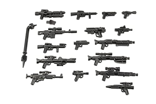 BrickArms Star Wars™ Blaster Vector Waffenset | Enthält 17 Waffen | Kompatibel mit Minifiguren | Hohe Qualität - Made in USA von BricksStuff