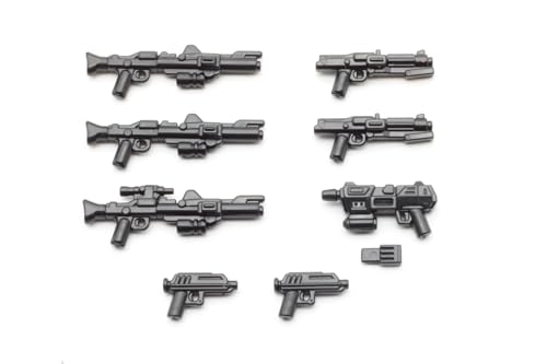 BrickArms Clone Trooper Blaster Waffenset – 8-teiliges Waffenset für Minifiguren – Präzise Nachbildungen der Klonkriegs-Ära | Hochwertige Qualität | Made in USA von BricksStuff