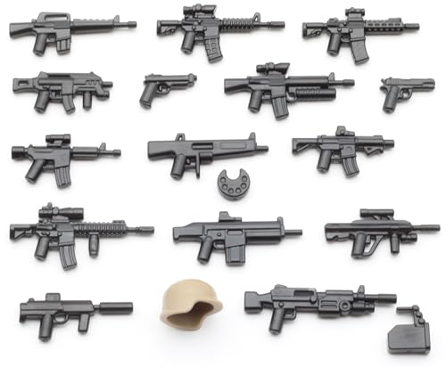 BrickArms Modern Combat Assault Pack V3, für Polizei, Militär, Waffen für Klemmbaustein Figuren von BrickArms