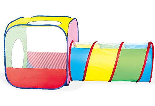 Brigamo Pop Up Spieltunnel Kinderzelt Spielzelt Bällebad von Brigamo