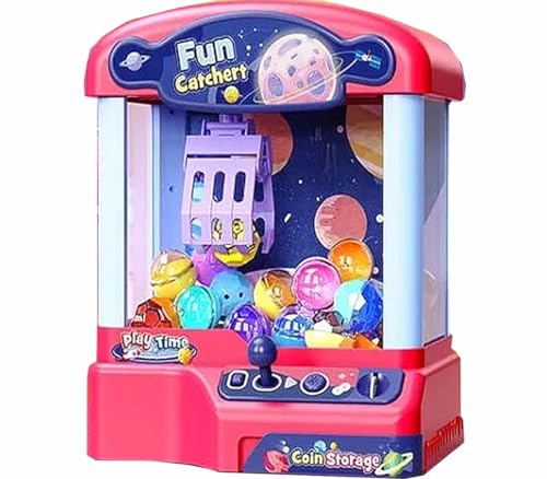 Brigamo 【𝙋𝙧𝙞𝙢𝙚 𝘿𝙚𝙖𝙡】 Greifautomat Süßigkeiten Automat Greifer Spielautomat inkl. Spielinhalt und Münzen von Brigamo