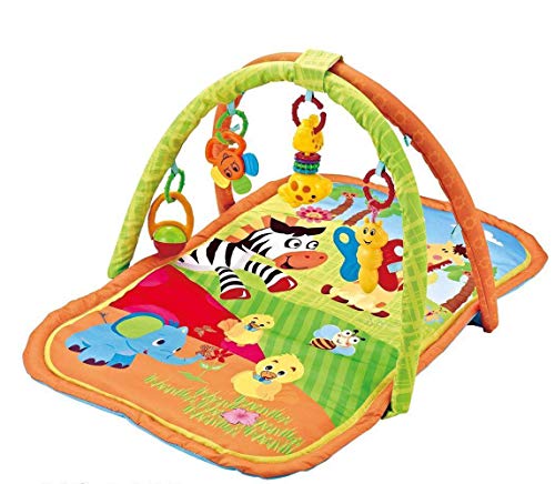 Dschungel Spieldecke mit Spielbogen, Krabbeldecke 78 x 65 cm von Brigamo