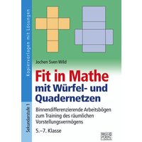 Fit in Mathe mit Würfel- und Quadernetzen von Brigg