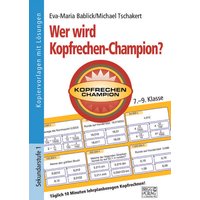 Wer wird Kopfrechen-Champion? 7.- 9. Klasse von Brigg