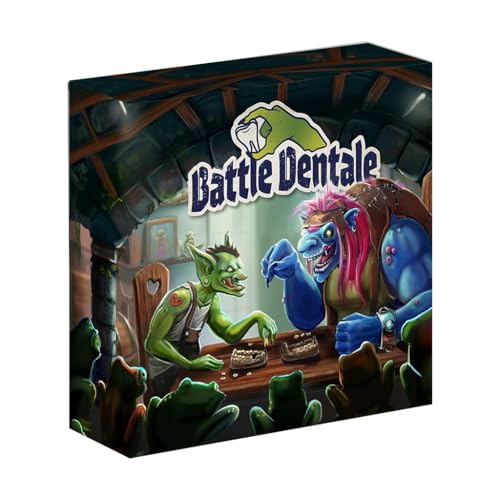 Bright Eye Games | Battle Dentale Brettspiel auf Englisch für Alter 8+ | Strategisches und Wettbewerbsfähiges Spiel für 2 Personen | Brettspiel für Paare oder zum Spielen mit Freunden von Bright Eye Games