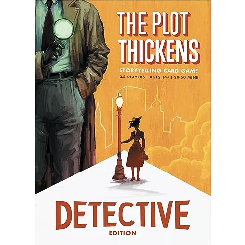 Bright Eye Games - The Plot Thickens Detective - Cardgame - Starting from 14 Years - 3-4 Players - English von Bright Eye Games