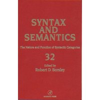 The Nature and Function of Syntactic Categories von Brill