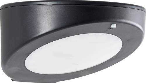 Brilliant Bardum G96924/06 LED-Außenwandleuchte mit Bewegungsmelder 3W LED Schwarz von Brilliant