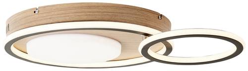 Brilliant G99749/76 Karney LED-Deckenleuchte LED 48W Holz, Schwarz von Brilliant