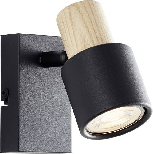 Brilliant Pini 10145/76 Wandleuchte GU10 Schwarz, Holz von Brilliant