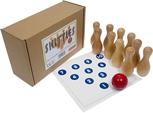 Brimtoy Kegel aus Holz / Zehn-Pin-Bowlingspiel von Brimtoy