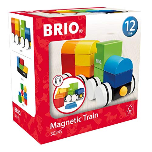BRIO 30245 - Magnetischer Holz Zug, bunt von BRIO