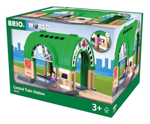 BRIO 33649 -Großer Hauptbahnhof mit Ticketautomat von BRIO