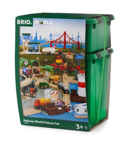 BRIO 33766 Großes Premium Set in Kunststoffboxen von BRIO