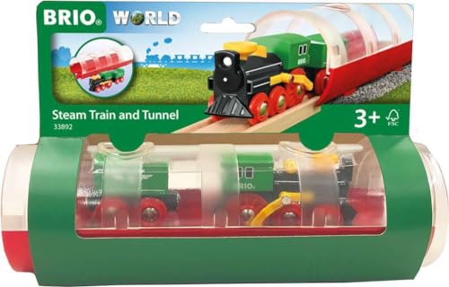 BRIO World 33892 Tunnel Box Dampflokzug - Zubehör für die BRIO Holzeisenbahn – Empfohlen für Kinder ab 3 Jahren von BRIO