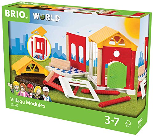 BRIO 33942 - Village Erweiterungsset, bunt von BRIO