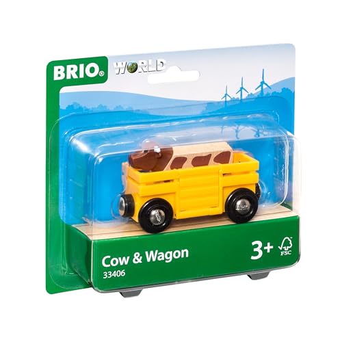 BRIO World - Tierwagen mit Kuh von BRIO