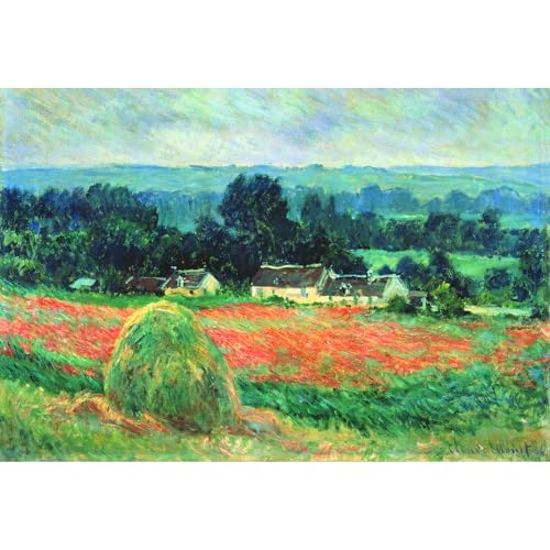 Bristlegrass 500 Teile Puzzle für Erwachsene – Mittagessen auf dem Gras von Claude Monet – schwieriges herausforderndes Puzzle perfekt für Freizeit, Party, Zeit vertreiben (500 Teile) von Bristlegrass