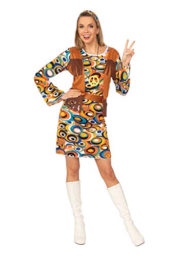 Bristol Novelty AC730 Hippie/Mod Kleid und Weste mit Fransen von Bristol Novelty