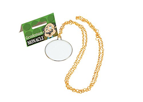 Bristol Novelty BA097 Monokel, Gold, Herren, Einheitsgröße von Bristol Novelty