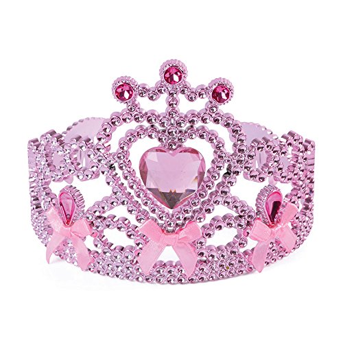 Bristol Novelty BA1037 Pinke Tiara mit Schleifen aus Band, Einheitsgröße von Bristol Novelty