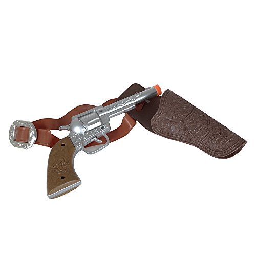 Bristol Novelty BA2137 Cowboy Holster Pistole mit Gürtel, Jungen, Mehrfarbig, Einheitsgröße von Bristol Novelty