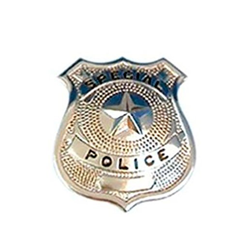 Bristol Novelty BA382 Polizist Abzeichen, Silber, Einheitsgröße Bristol Novelty BA382 Polizist Abzeichen, Silber, Einheitsgröße von Bristol Novelty