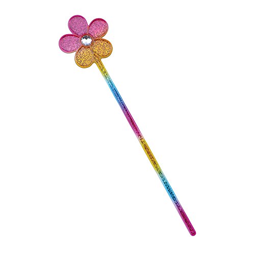 Bristol Novelty BA484 Glitzer Regenbogen Blume Zauberstab, Unisex-Erwachsene, Geblümt, Mehrfarbig, Einheitsgröße von Bristol Novelty