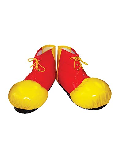 Bristol Novelty BA667 Clownsschuh-Überzieher Clown Überschuhe, Mehrfarbig, Einheitsgröße von Bristol Novelty