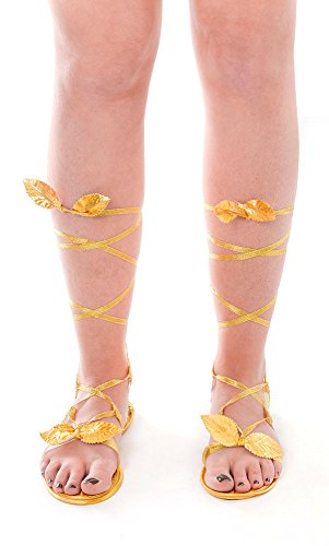 Bristol Novelty BA803 Göttin Sandalen, Gold, Einheitsgröße von Bristol Novelty