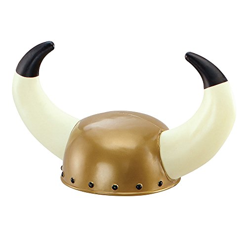 Bristol Novelty BH096 Wikingerhelm, Kunststoff, Hörner, Multi-Colour, Einheitsgröße von Bristol Novelty