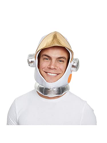 Bristol Novelty BH691 Astronautenhelm, weich, weiß, gold, silber Halloween von Bristol Novelty