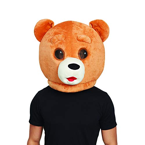 Bristol Novelty BM559 Teddybär Maskottchen Maske, Braun von Bristol Novelty