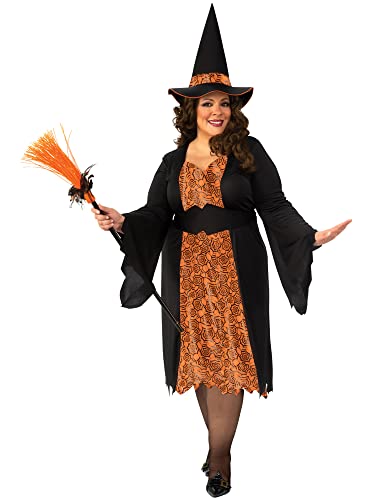 Bristol Novelty Hexenkostüm für Damen, Größe L (EU 42/44) Halloween von Rubie's