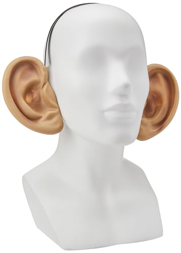 Bristol Novelty MD217 Big Ears on Haarband | Flesh | 1 Stück | Unisex-Erwachsene | Beige | One Size | World Book Day Halloween von Bristol Novelty