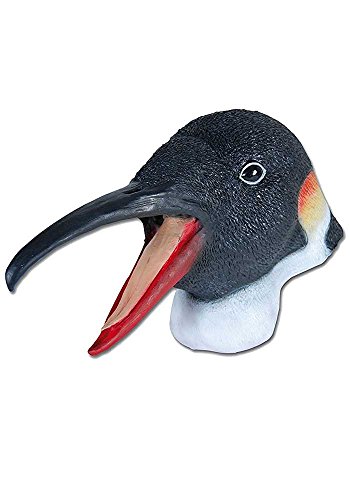 Bristol Novelty Vollkopfmaske BM305 Pinguin Maske, Mehrfarbig, Einheitsgröße von Bristol Novelty