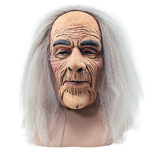 Bristol Novelty BM248 Gruseliger alter Mann, Maske und Haare, für Herren, mehrfarbig, Einheitsgröße von Bristol Novelty