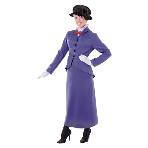 English nanny ladies book character fancy dress Costume von Rubie's