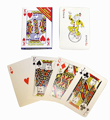 Harlequin Riesen-Kartenspiel, 17 cm x 12 cm (S03502) von Bristol Novelty