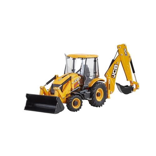 Britains JCB 3CX SiteMaster Plus Baggerlader - Diecast Construction Toy Tractor - Britains Farm Toys 1 32 Scale - Metall- & Plastikspielzeug für Traktoren - Sammlermodell Traktoren für Kinder ab 3 von Britains