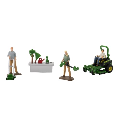 Britains John Deere Garten-Spielset, Bauernhof-Spielzeug mit Traktor und Zubehör, Detailgetreue Miniaturen, Robuste Konstruktion, Ideal für Kinder und Sammler, Für das Spielen im Freien Britains John Deere Garten-Spielset, Bauernhof-Spielzeug mit Traktor und Zubehör, Detailgetreue Miniaturen, Robuste Konstruktion, Ideal für Kinder und Sammler, Für das Spielen im Freien von Britains