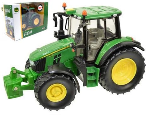 Britains Model KOMPATIBEL MIT John Deere 6120M Tractor 1:32 DIECAST LC43248 von Britains