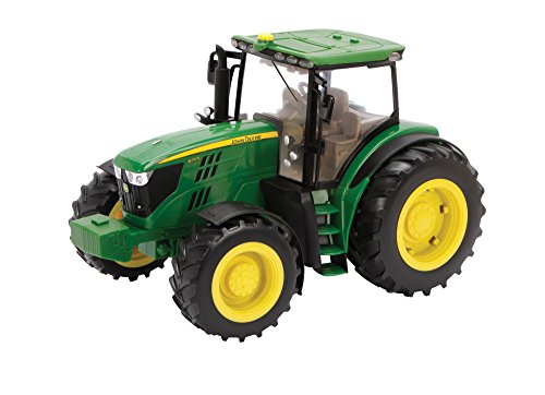 John Deere - 6210R Traktor, das originalgetreue Replikat im Maßstab 1:16 bringt mit viel Liebe zum Detail den ganz kleinen Farmen grenzenlosen Spielspaß und lässt Sammlerherzen höher schlagen von Britains