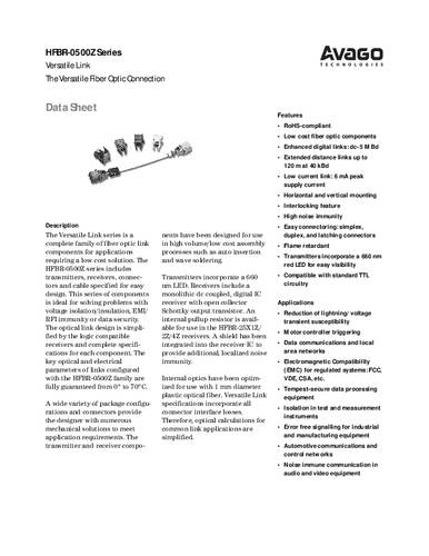 Broadcom HFBR-1523Z Tube von Broadcom